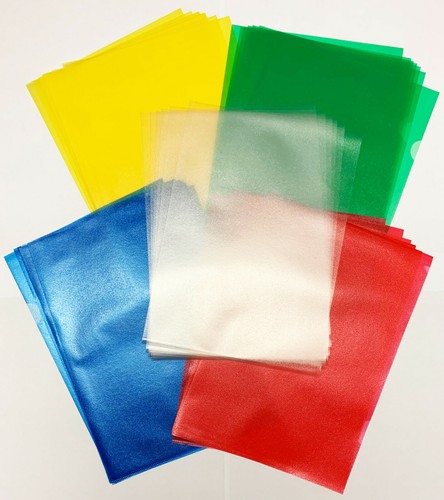 Coloured plastic cut - plastic, a4