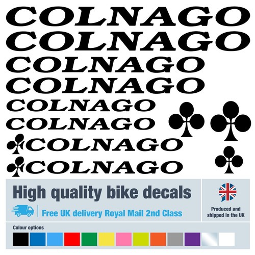 Colnago bike labels decals - colnago,
