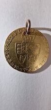 Antique Rare 1790 George 111 Gold Spade Guinea with Jewellery Watch Chain 22ct