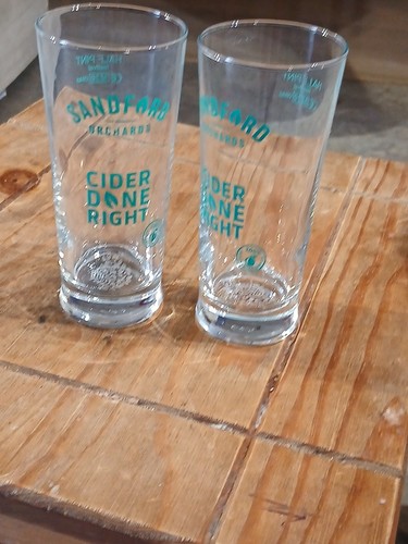 Sandford half pint glass - half,