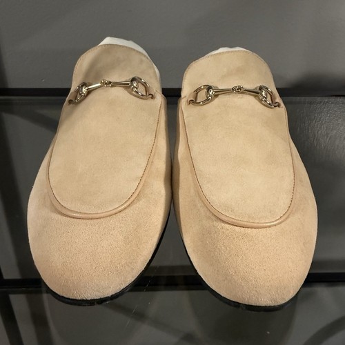 Gucci pink suede horsebit - pink,