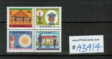 Guyana Our Heritage Mint Never Hinged Se-Tenant Stamp Block #A3414