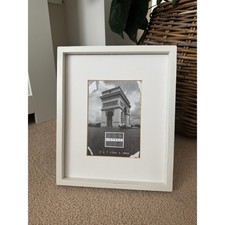 Sixtrees White Hanover Photo Frame, 5 x 7” (13cm x 18cm), No Glass