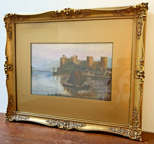 Antique Conway Conwy Castle