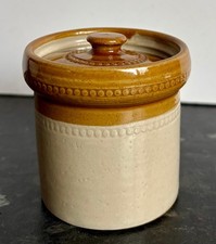 Vintage Small Brown Lidded
