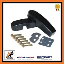 Billet Aluminum Windscreen Bracket Kit Black For Land Rover Defender - DA1142B
