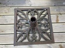 Large Cast Iron Parasol Base,for Garden