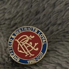 Sheffield & District Glasgow  Rangers Badge 1992 - 2007 