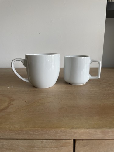 Plain white mugs - plain,