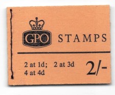 2/- PRE-DECIMAL BOOKLET. N27p. COMPLETE UNMOUNTED MINT.