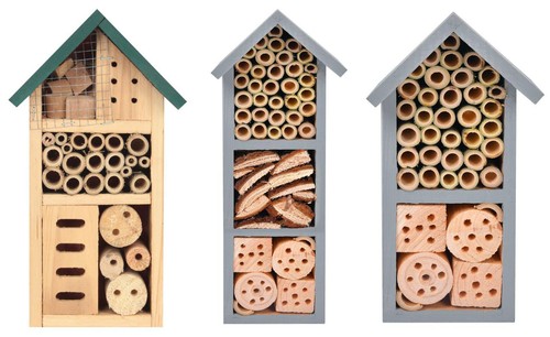 Wooden insect house wall - wooden,