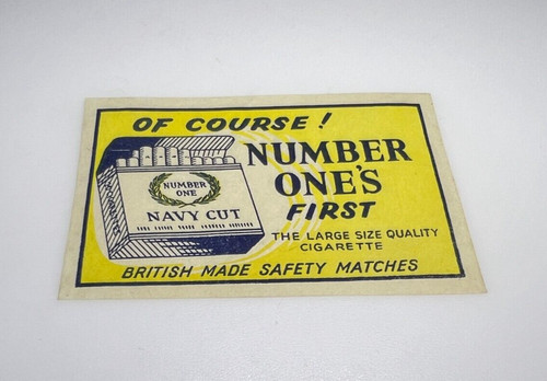 Vintage british matchbox - vintage,