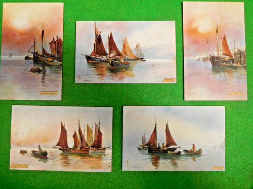 Percival signed postcards - percival,