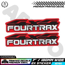 2x HONDA FOURTRAX Vinyl Decal