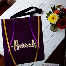 Harrods Retro Aubergine-gold