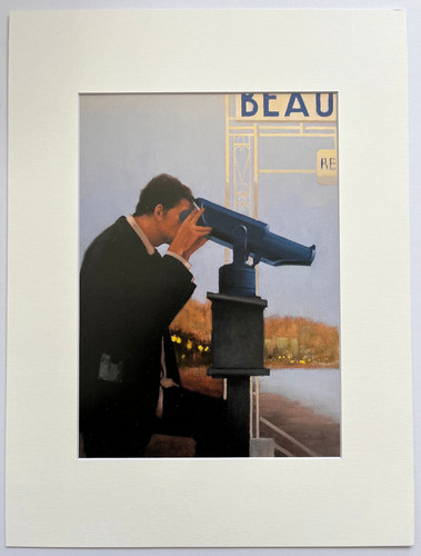 Jack vettriano mounted print - jack,