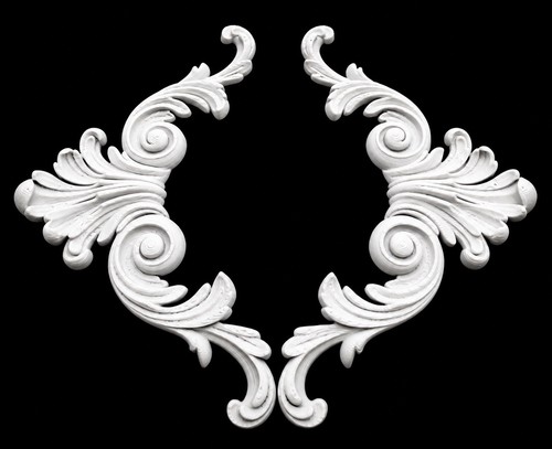 Pair ornate furniture - pair,