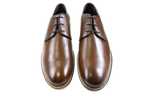 John white men oxford brown - white, men's