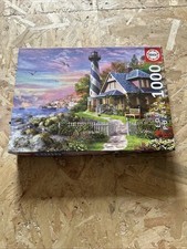 Educa Puzzle 1000 Pieces Lighthouse at Rock Bay 17740 Unchecked SEE BIO