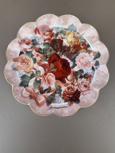 Franklin mint pink roses - franklin,