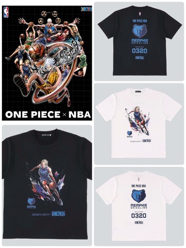 One piece nba t shirts - one,