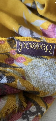 Powder large floral scarf - large, scarf.