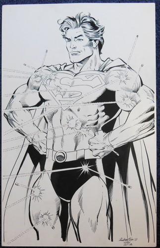Superman unpublished original - superman~unpublished,