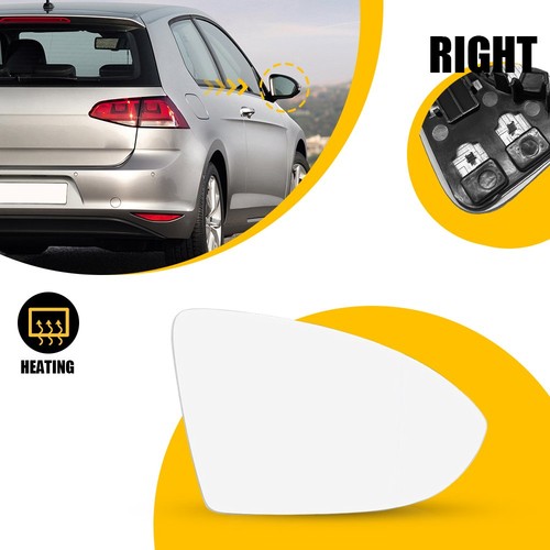 Heated wing mirror - glass, for