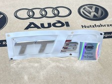 Audi TT Rear TTS Boot Badge Trunk Logo Emblem Genuine New OEM Part