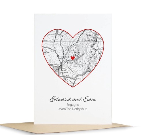 Wedding card personalised - card, |