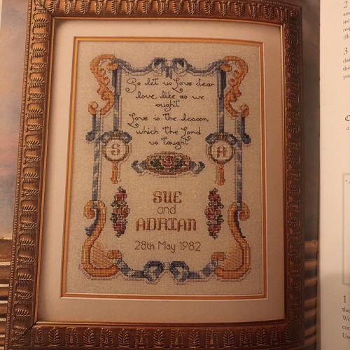 Cross stitch charts - cross, wedding
