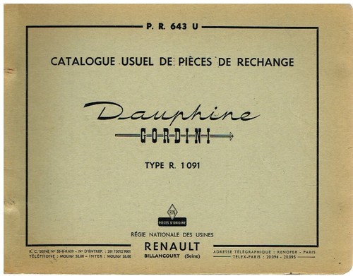 Renault dauphine gordini - renault,