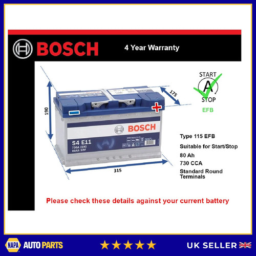 Efb battery fits toyota - efb,