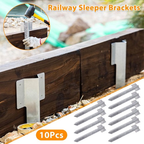 10x railway sleeper bracket - 10x,