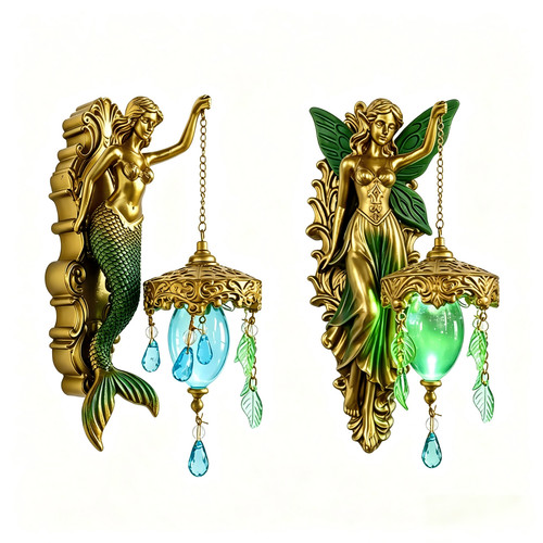 Vintage mermaid wall hanging - vintage,