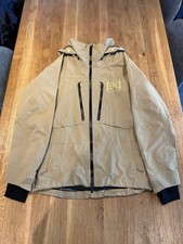 Burton AK Hoover Goretex Pro 3L Khaki Jacket Size S Good Condition