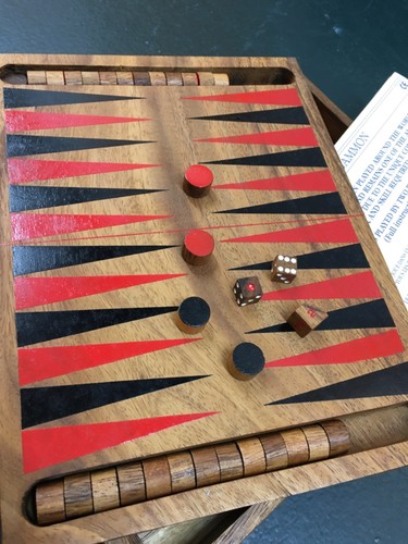 Backgammon set wood - backgammon, in
