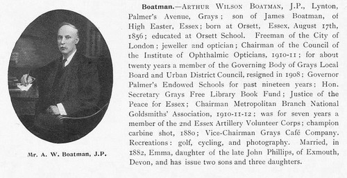 Arthur wilson boatman - wilson, of