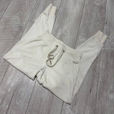 lipsy velour joggers cream