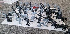 Job Lot of Medieval Knights Soldiers and Weapons, as shown