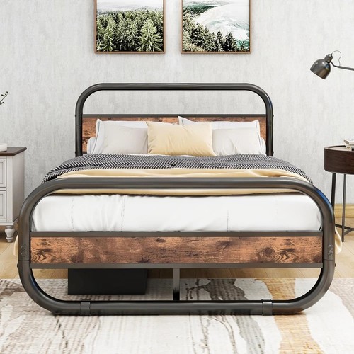 King size bed frame with - frame,