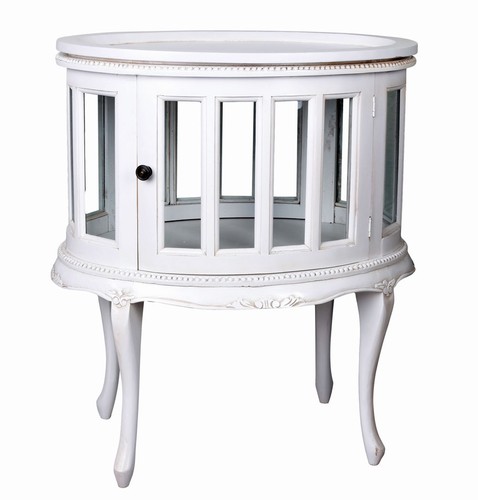 Teevitrine mahogany white - teevitrine,