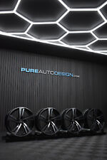 Genuine Audi 20" A7 Alloy Wheels A5 A6 A8 REFURBISHED VIPER BLACK CUT x 4