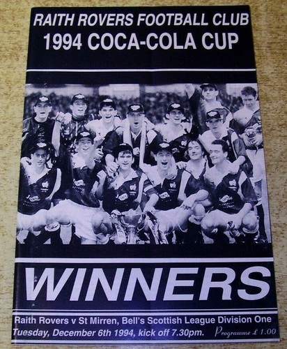 Raith rovers programmes - raith,