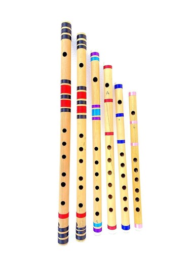 Bamboo flute six pcs set - six,