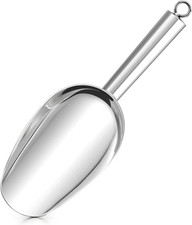 Ice Scoop, 6Oz Stainless Steel