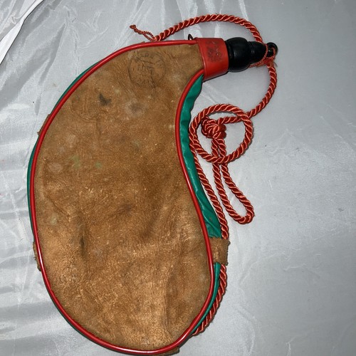 Vintage spanish suede leather - suede,