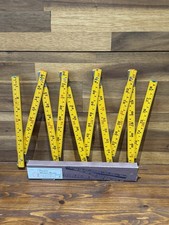 Folding Wooden Ruler Vintage Style Double Sided With CM,MM & Inch Markings M&S