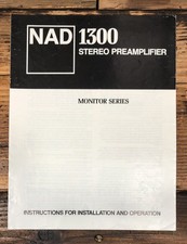 Nad model 1300 preamp - nad,