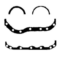 Oil sump gasket - gasket, set